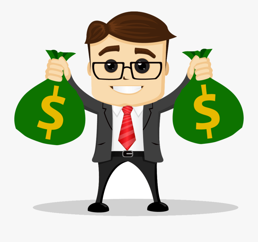 Money Make Picture Royalty Free Stock Techflourish - Money Cartoon Png, Transparent Clipart