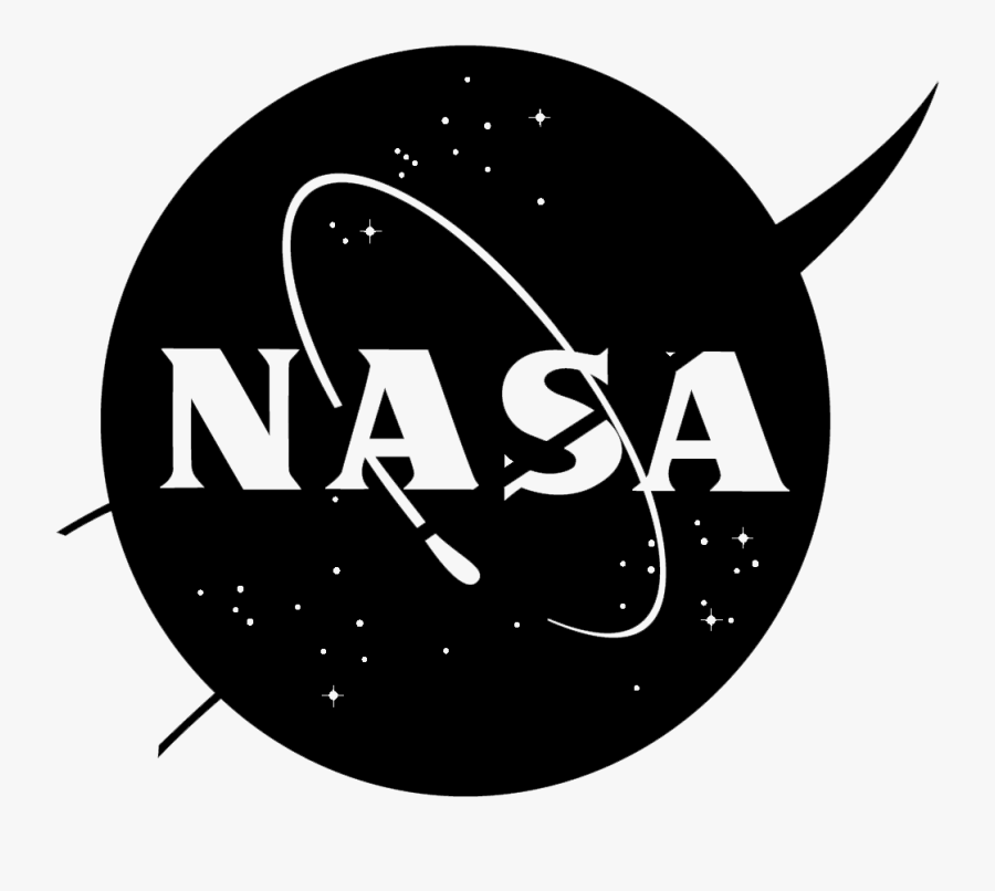 Old Nasa Logo - Black And White Nasa, Transparent Clipart