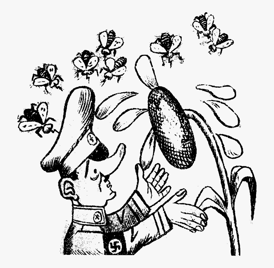 Art,monochrome Photography,pollinator - Adolf Hitler, Transparent Clipart