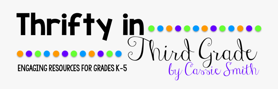 Thrifty In Third Grade - Graphic Design, Transparent Clipart
