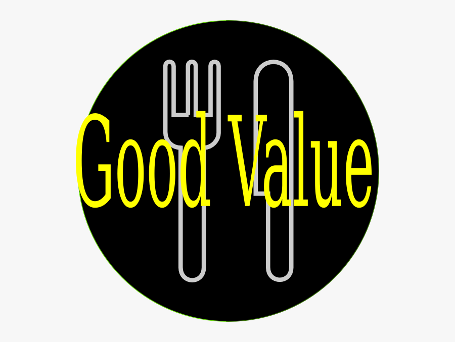 Good Value Dining Svg Clip Arts - Circle, Transparent Clipart