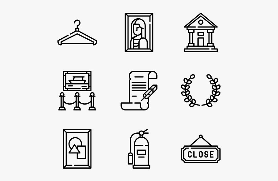 Museum Clipart Vector Icon - Garment Icon, Transparent Clipart