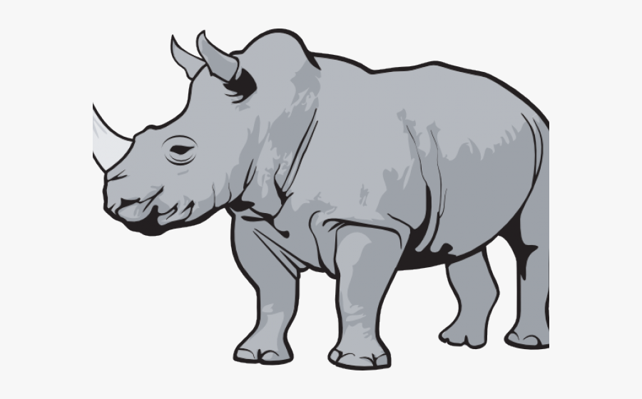 Rhino Clip Art, Transparent Clipart