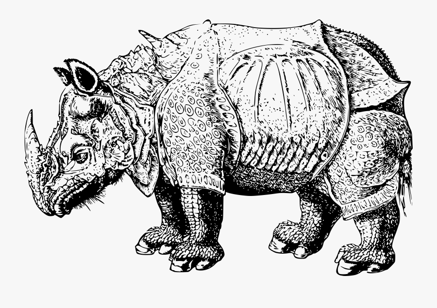 Renaissance Rhino Clip Arts - Renaissance Rhino, Transparent Clipart
