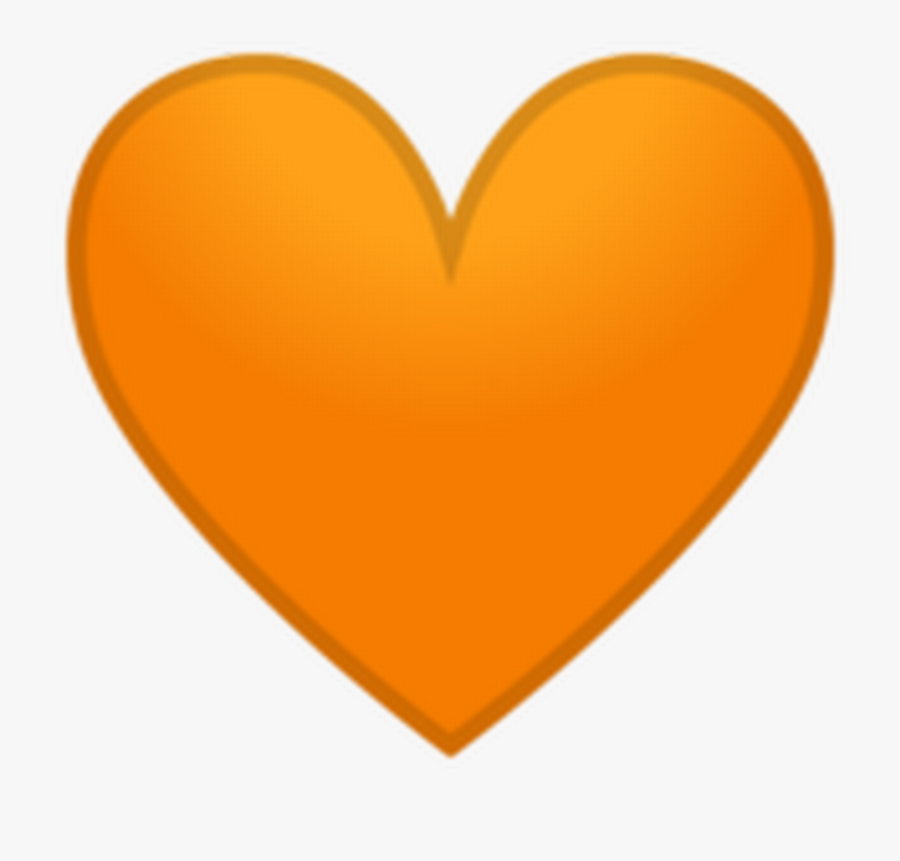 Transparent Scottish Thistle Clipart - Transparent Orange Heart And Black Heart Emoji, Transparent Clipart