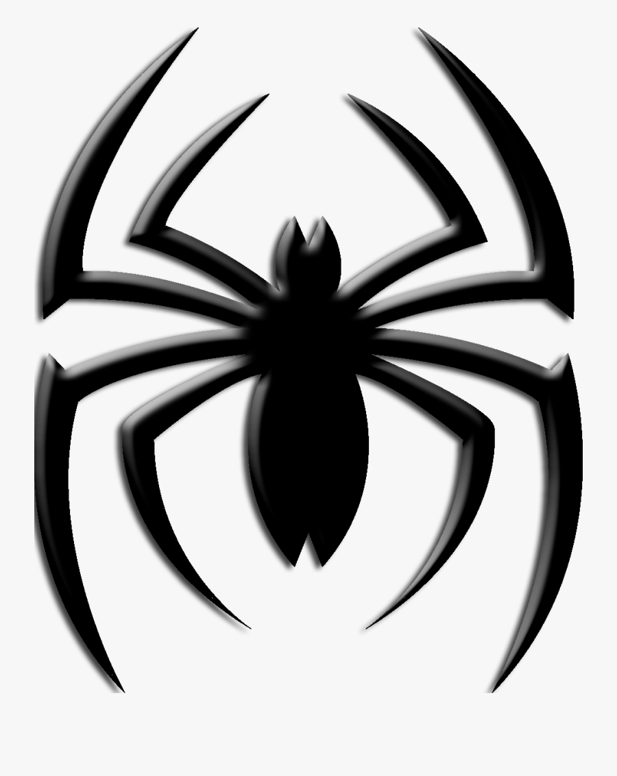 Spiderman Chest Logo Png Clip Free Stock - Spiderman Spider, Transparent Clipart