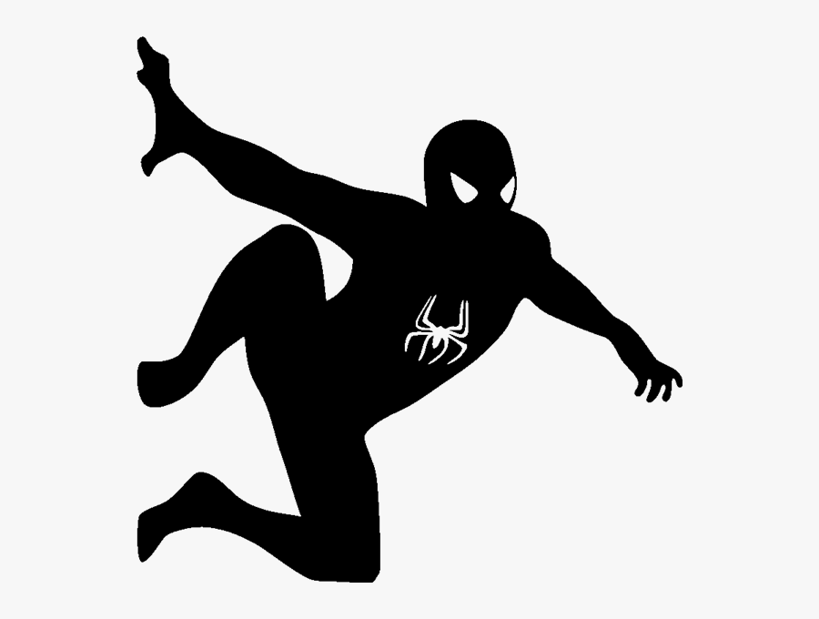 Spiderman Silhouette , Free Transparent Clipart - ClipartKey