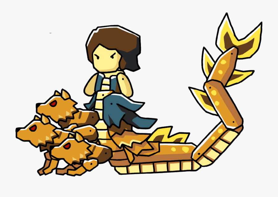 Collection Of Free Epicedium Clipart Scylla Download - Hydra Scribblenauts, Transparent Clipart