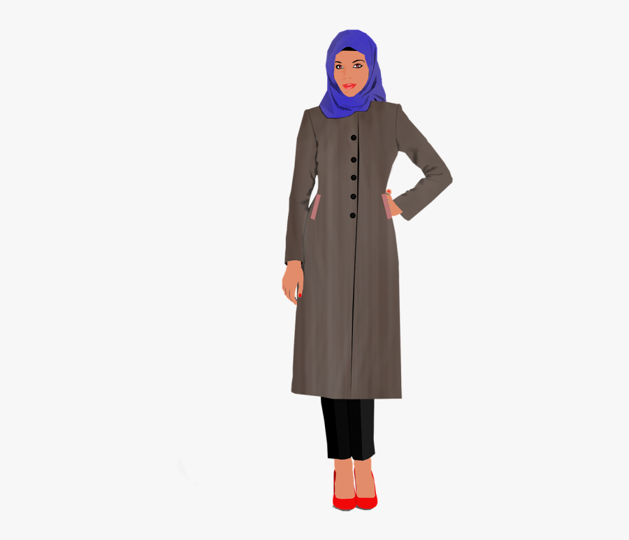 Women"s Hijab Muslim - Muslim Woman Clip Art, Transparent Clipart