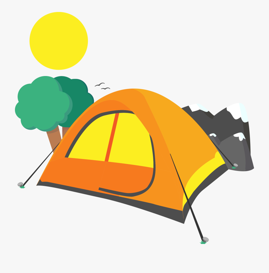 Camping Tent Computer File - Tienda De Campaña Logo, Transparent Clipart