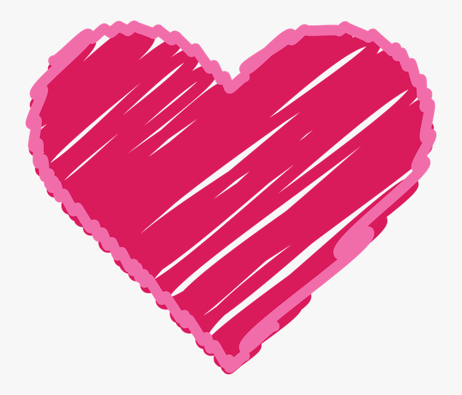 Love In Three Words - Heart, Transparent Clipart