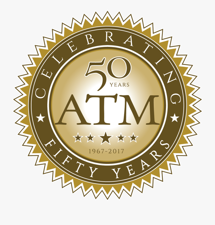Png Transparent Background Version - 50 Years Of Atm, Transparent Clipart