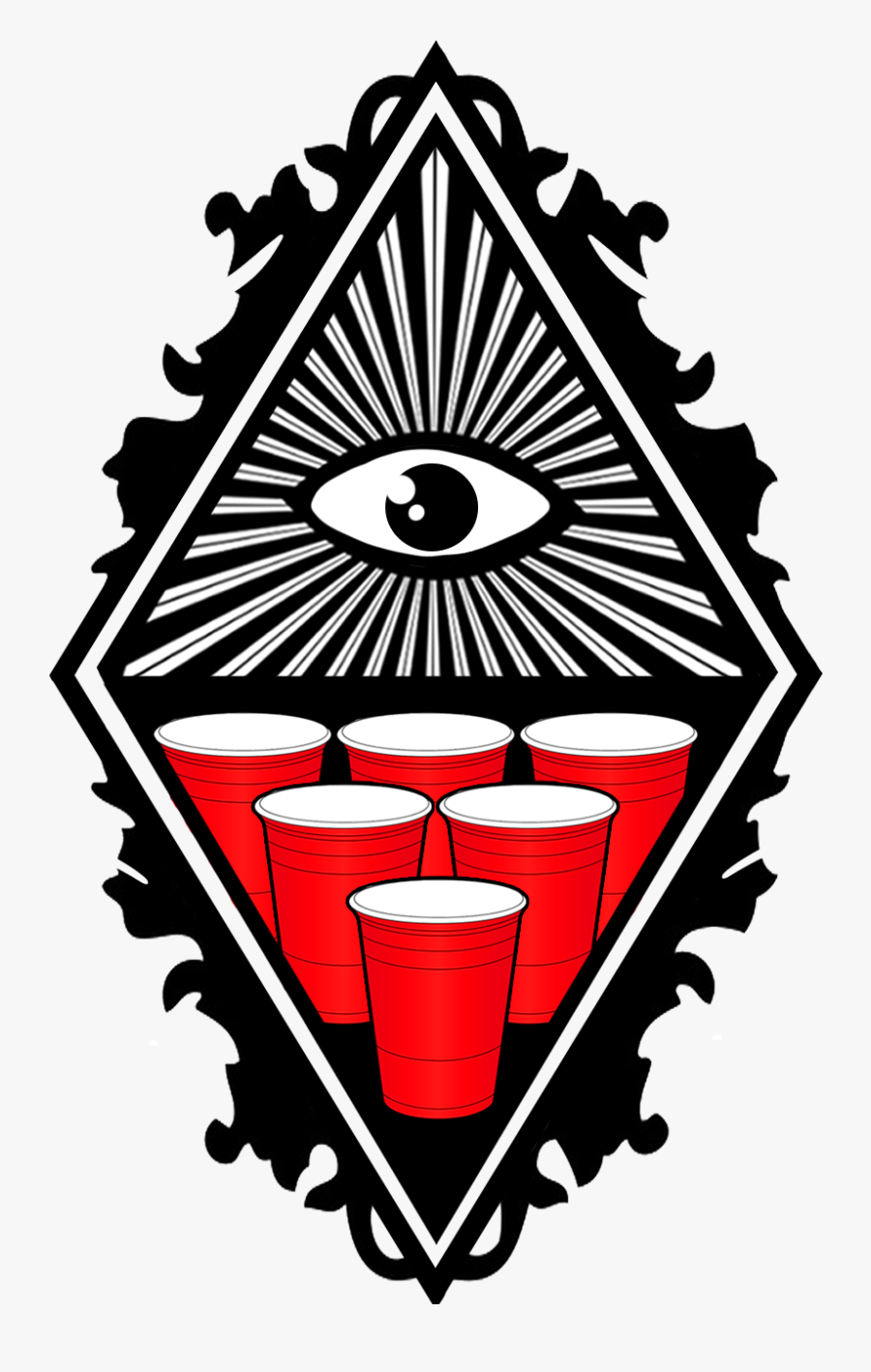The Third Eye Invitational - Illuminati Symbol, Transparent Clipart