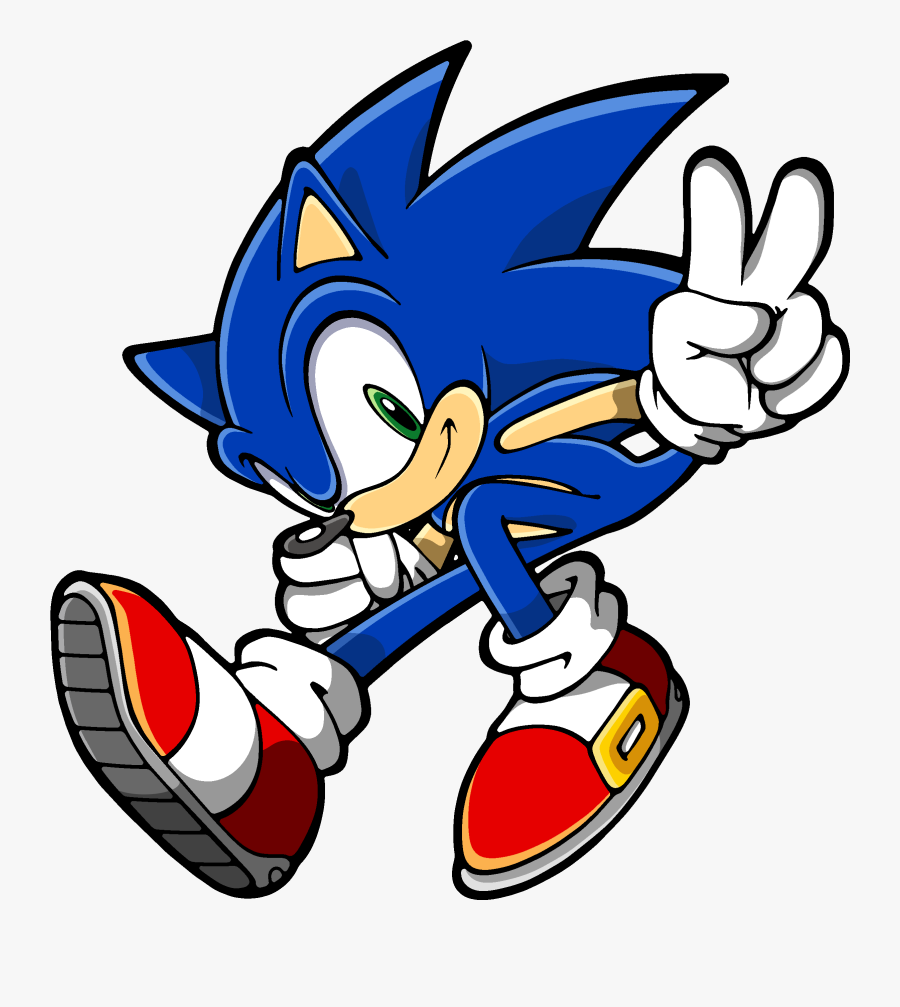 Sonic The Hedgehog Transparent Png - Sonic The Hedgehog Cartoon, Transparent Clipart