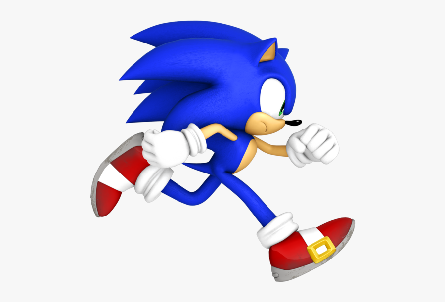 Sonic Running Png - Sonic The Hedgehog Run, Transparent Clipart