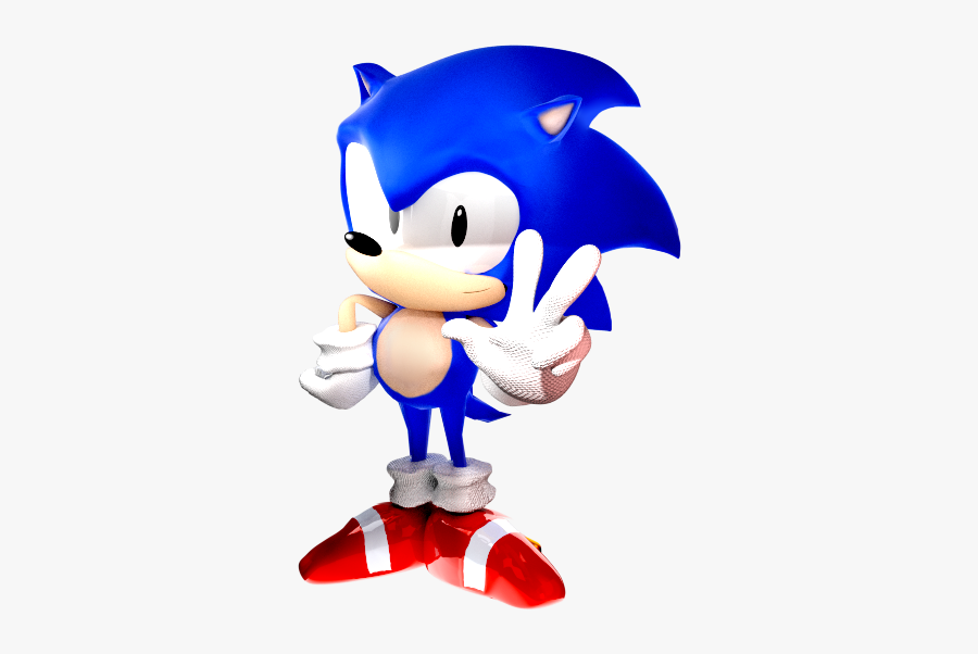 Sonic The Hedgehog 3
3d Render 
i Decided To Make A - Sonic The Hedgehog Render 2017, Transparent Clipart