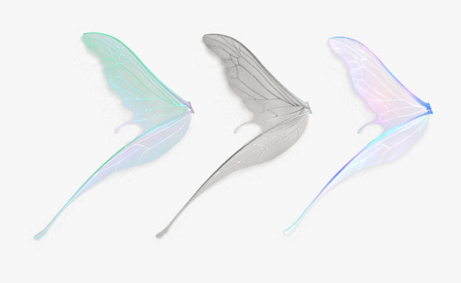 #fairy #wings #magic #stickers #transparent #aesthetic - Side Fairy Wings Png, Transparent Clipart
