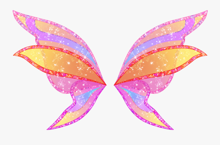Pink Fairy Wings Png, Transparent Clipart