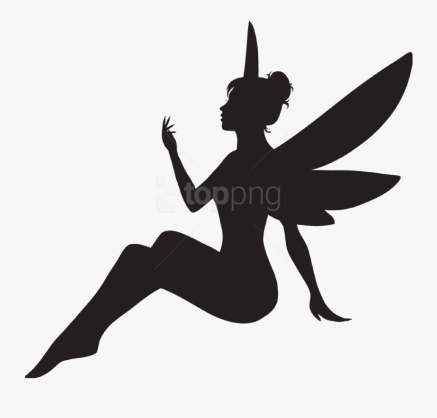 Silhouette Free Images Toppng Transparent Background - Fairy Silhouette Fairy Png, Transparent Clipart