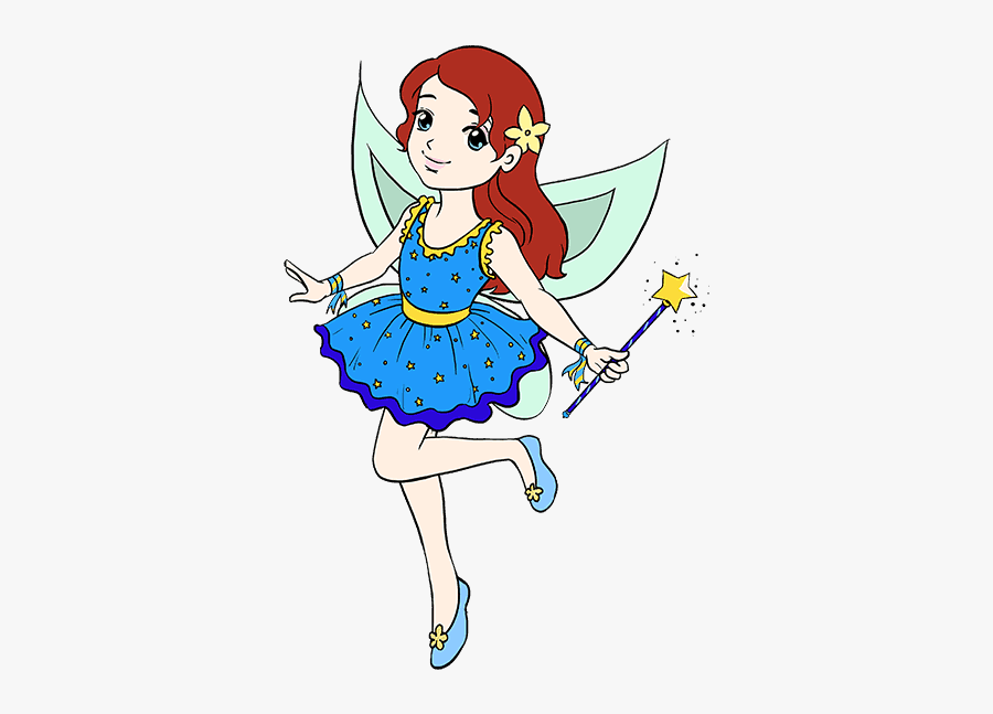How To Draw Fairy - Drawing, Transparent Clipart