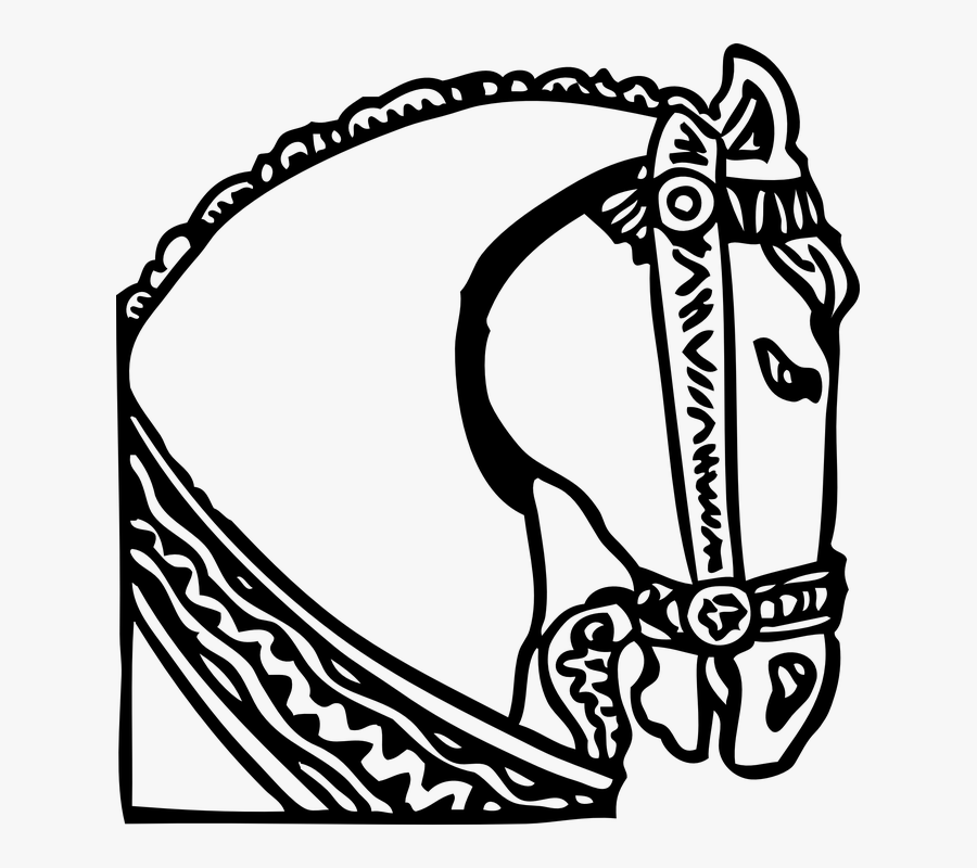 Horse Head Clip Art, Transparent Clipart