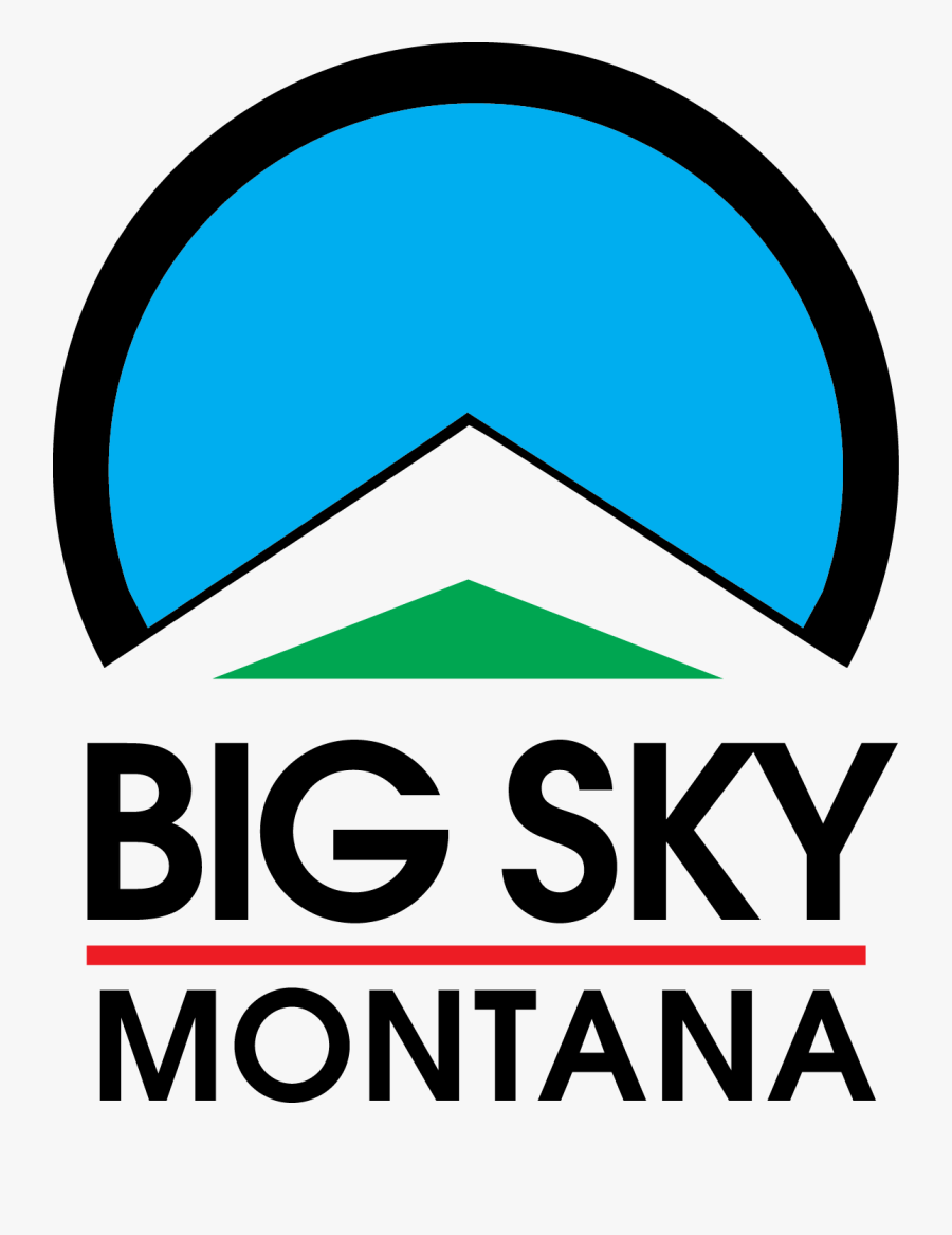 Transparent Ski Slope Clipart - Big Sky Mountain Resort Logo, Transparent Clipart