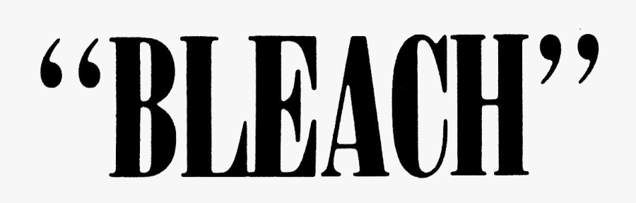 Nirvana Bleach Logo Png, Transparent Clipart