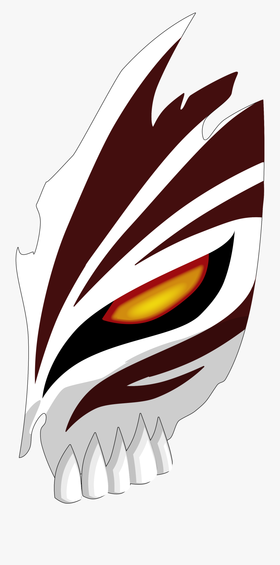 Ichigo Bankai Hollow Mask, Transparent Clipart