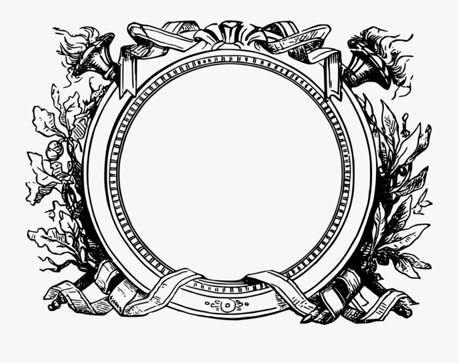 Transparent Ornate Picture Frame Clipart - Ornate Picture Frame Drawing, Transparent Clipart