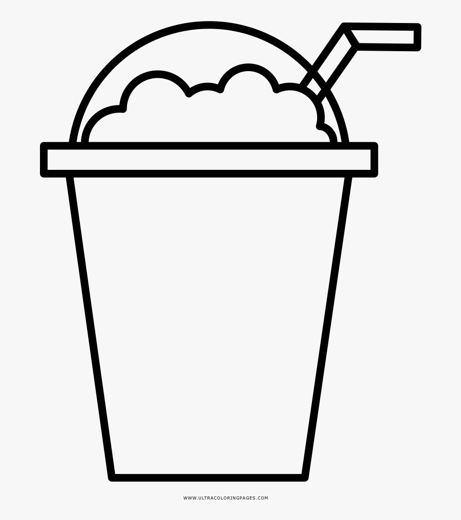 Clip Art Desenhos De Milk Shake - Copo De Milk Shake Desenho, Transparent Clipart