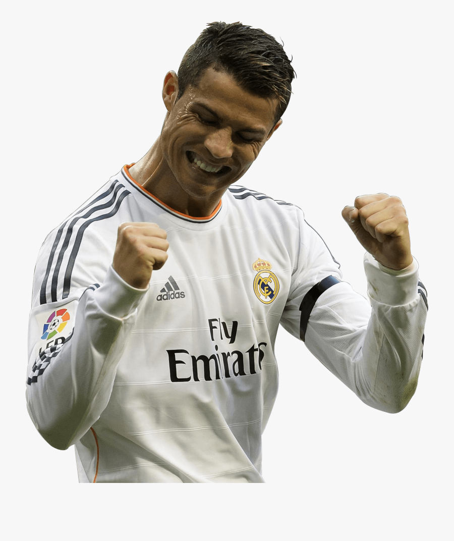 Soccer-player - Real Madrid Team Happines, Transparent Clipart