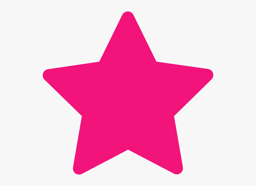Pink Star Clip Art At Clker - Pink Star Clipart, Transparent Clipart