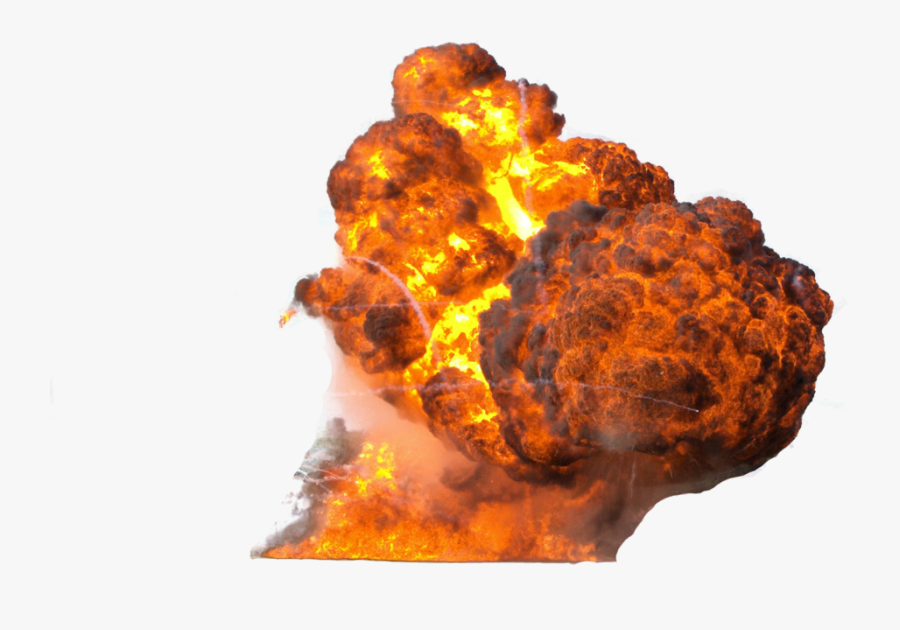 Transparent Fire Smoke Clipart - Bomb Blast Png, Transparent Clipart