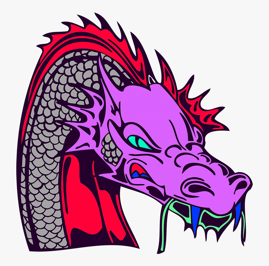 Purple Dragon Head - Portable Network Graphics , Free Transparent ...