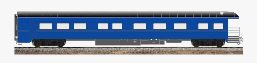 Passenger Train Cars Transparent, Transparent Clipart