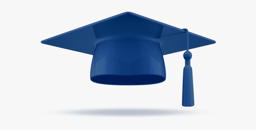 Blue Graduation Cap Png, Transparent Clipart