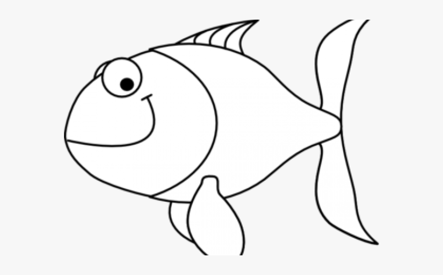 Gold Fish Clipart Fish Head - White Fish Clip Art, Transparent Clipart