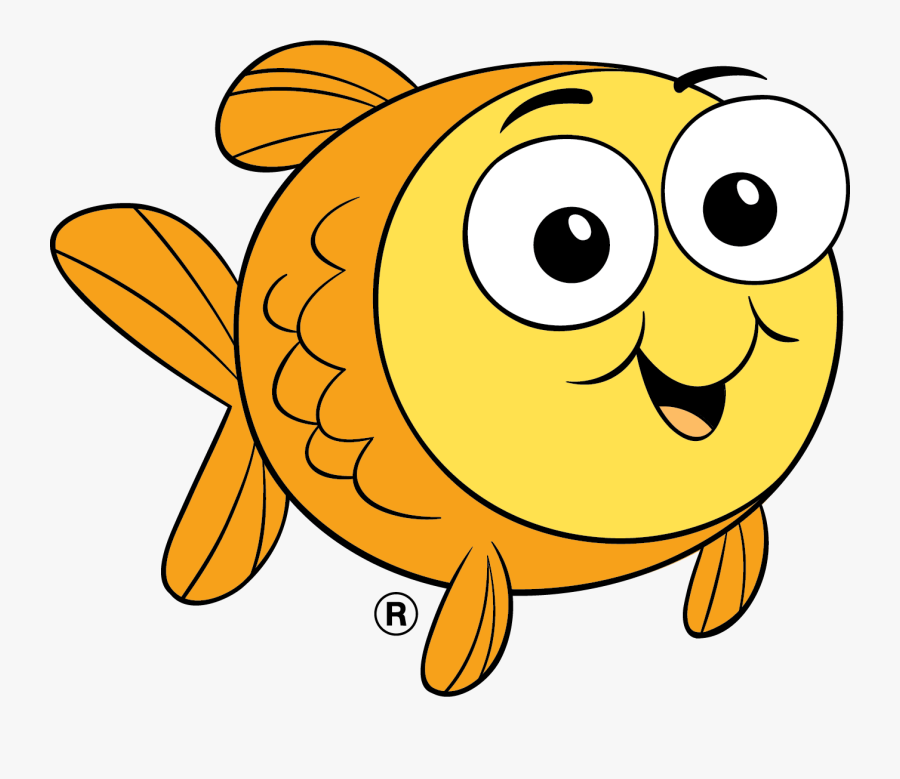 Goldfish Clipart Attention Span - Goldfish Swim School Bubbles, Transparent Clipart