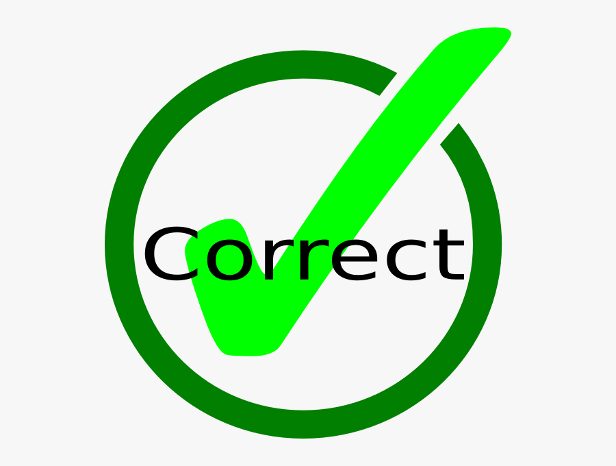 Correct Cliparts - You Are Correct Clip Art, Transparent Clipart