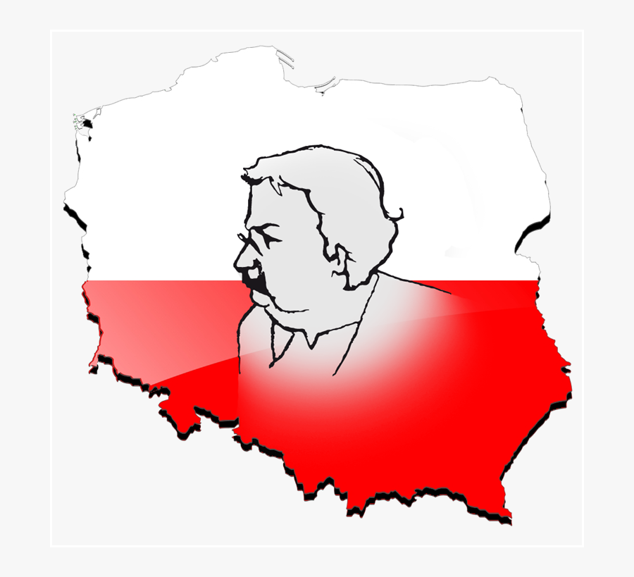 Transparent Poland Flag Map, Transparent Clipart