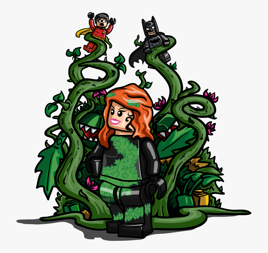 Residual Effects, Thehappysorceress - Lego Batman Poison Ivy, Transparent Clipart