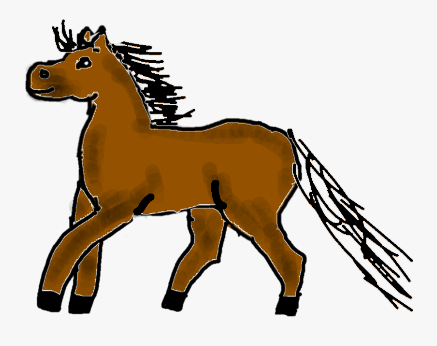 Transparent Mustang Horse Png - Mane, Transparent Clipart