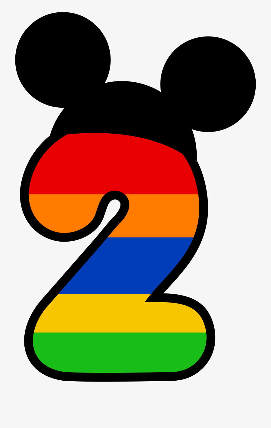 Numero 3 Do Mickey, Transparent Clipart