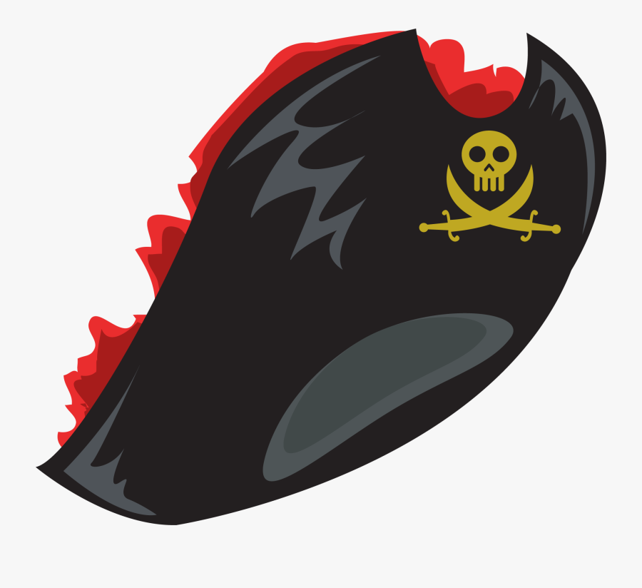 Piracy Vector Navio Pirata - Pirate Hat Cartoon Png , Free Transparent