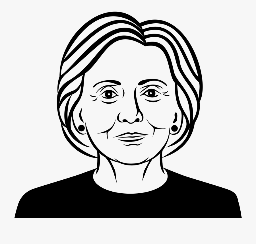 Clip Art Hillary Clinton Drawing - Hillary Clinton Drawing, Transparent Clipart