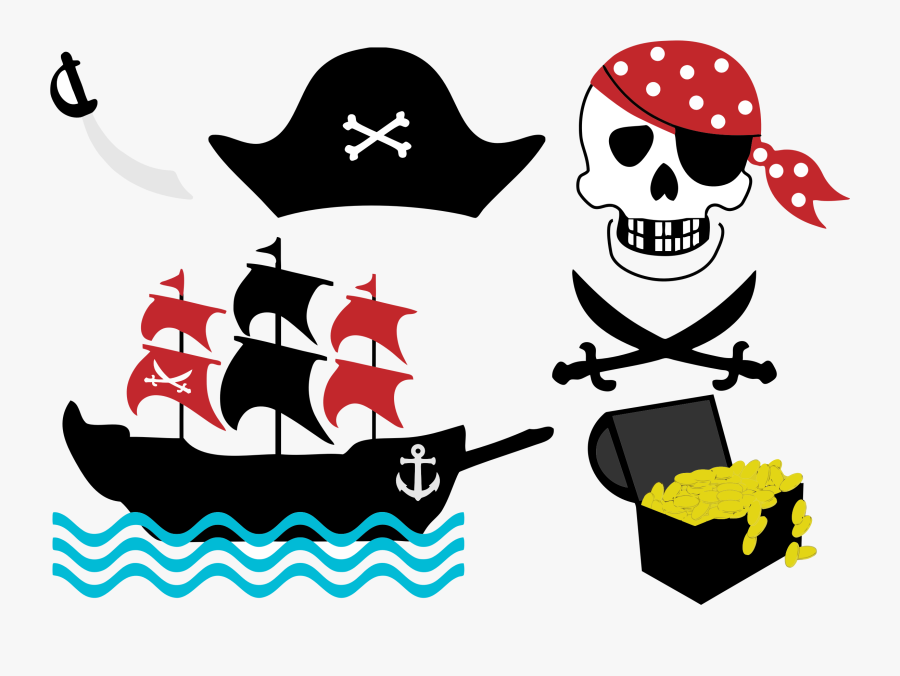 Transparent Rowboat Png - Clip Art Pirate Eye Patch, Transparent Clipart