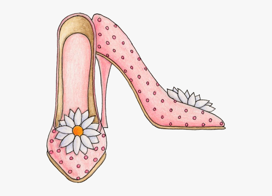 Transparent High Heel Shoe Clipart - Princess Shoes Clipart, Transparent Clipart