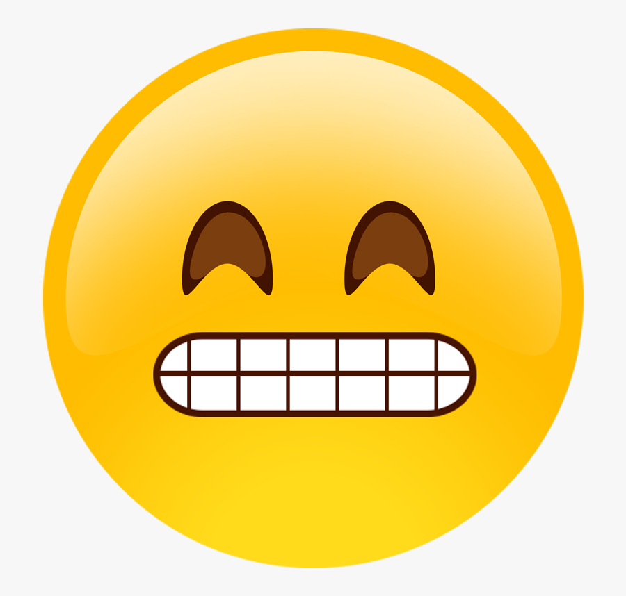 Stiff Emoji, Transparent Clipart