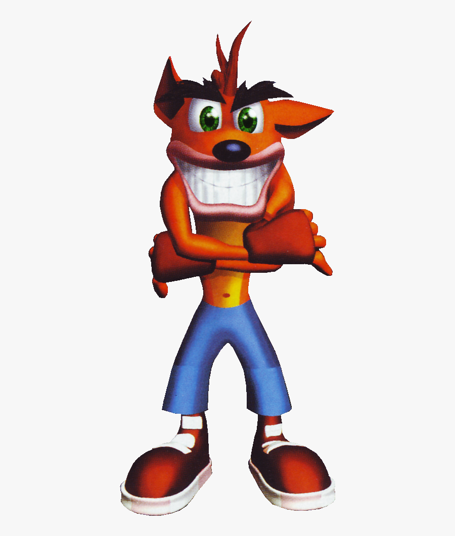 Transparent Ape Escape Png - Crash Bandicoot Ps1 Render, Transparent Clipart