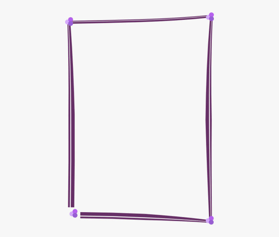 Purple Dot Border Clip Art At Clker - Purple Border Transparent Background, Transparent Clipart